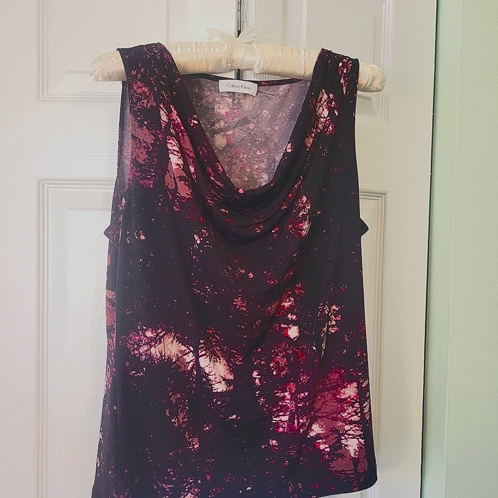 Calvin Klein sleeveless blouse